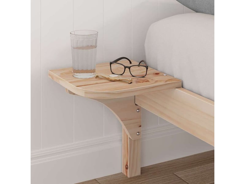 Lit double- lit adulte - cadre de lit naturel 150 x 200 cm pin massif - Conforama B