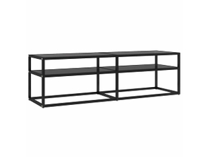Meuble tv coloris noir 140 cm <strong></strong>  <strong></strong>