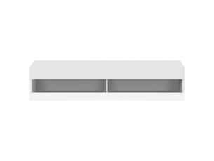 Meuble tv coloris blanc 140 cm
