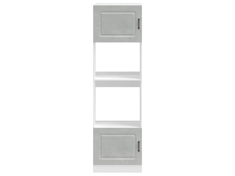  Meuble de rangement, armoires de four kalmar bois d'ingénierie gris béton  - Conforama D