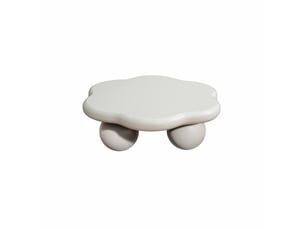 Table basse floral(e) coloris blanc <strong>HAUSS SPOLE</strong> <strong></strong> - 79 cmx79 cm