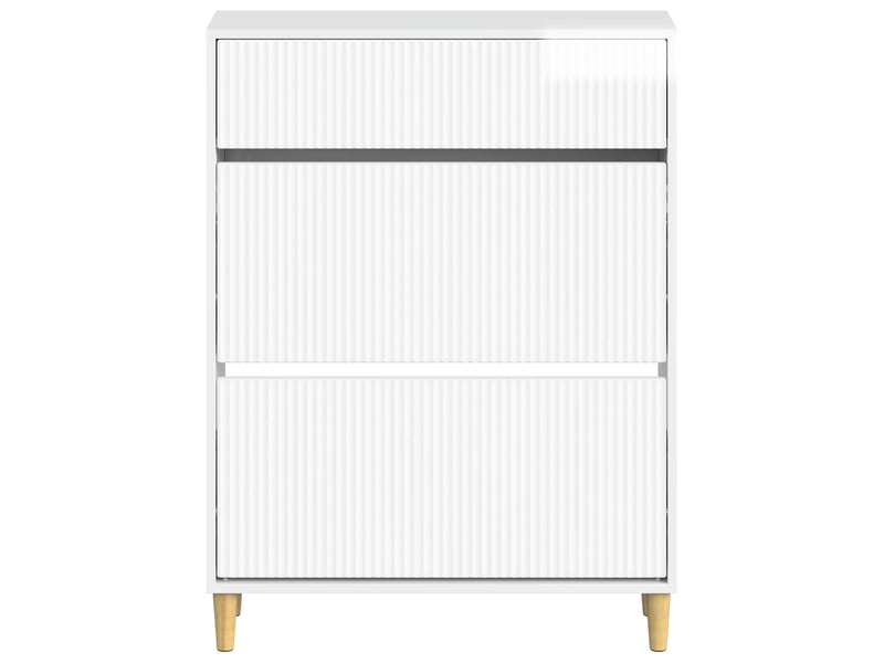  Meuble à chaussure, cabinet à chaussures arnhem 78x24x103 cm bois d'ingénierie shl5499  - Conforama D