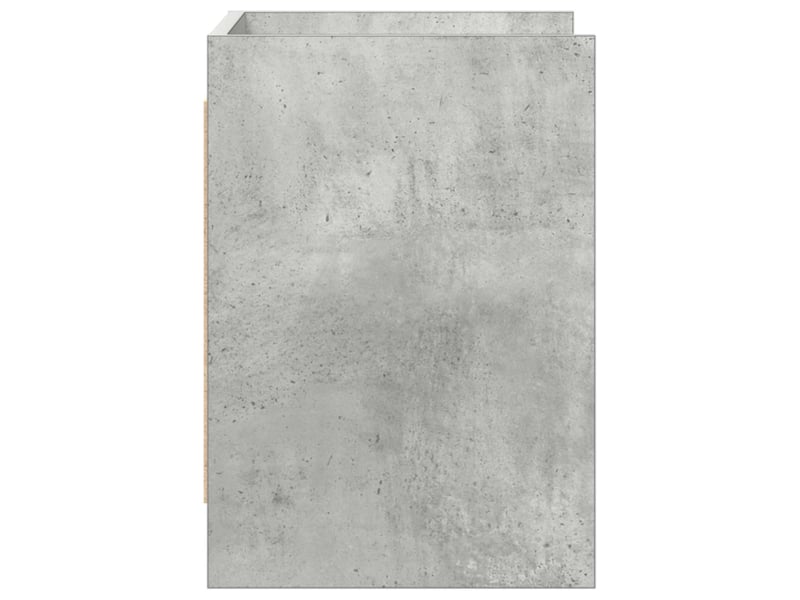  Meuble tv - banc tv - meuble de rangement 60 x 33 x 47 cm gris béton bois d'ingénierie  - Conforama E