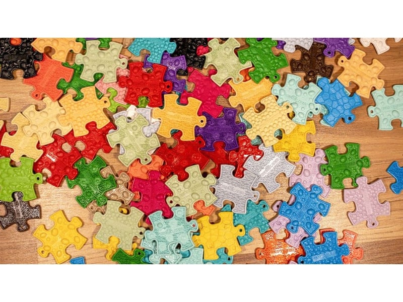  Set de nano puzzles sensoriels muffik - 200 pièces MFK-099-1 - Conforama D