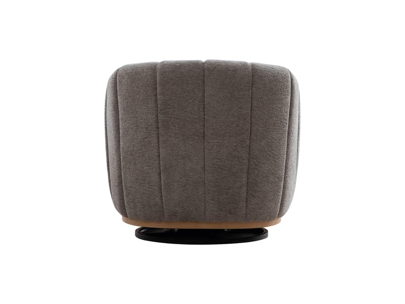Fauteuil pivotant 360°, en forme de citrouille - Conforama D