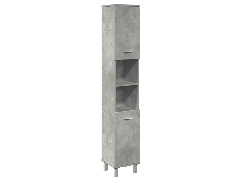  Ensemble de meubles de salle de bain 3 pcs gris béton cf63785  - Conforama D