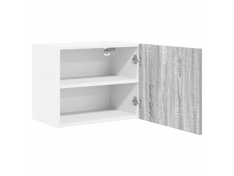  Meuble de rangement, armoire suspendue gris sonoma et blanc 50x31x40cm  - Conforama E