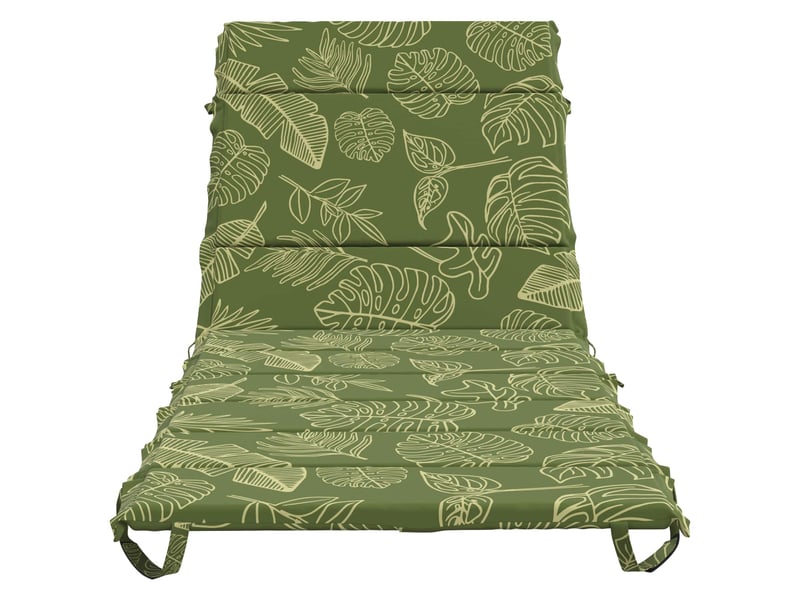  Coussin de transat, coussin pour bain de soleil gemert 100 % polyester modèle feuille cf56161  - Conforama D