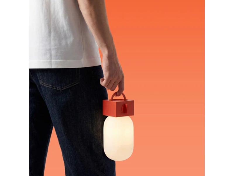  Lampe portable série pop light ipx4 avec batterie externe usb-c et câble native union rouge POP-LIGHT-ARD - Conforama D