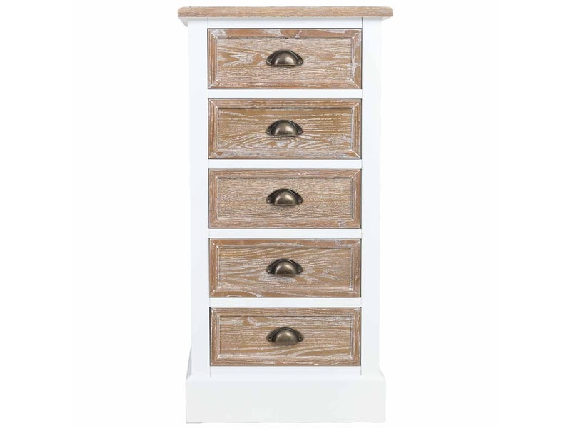 Commode en bois marron 45x35x90 cm h - Conforama B