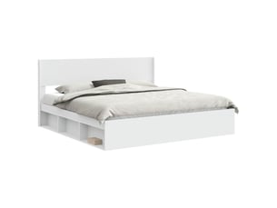 Lit 2 places 200x200 cm    coloris blanc