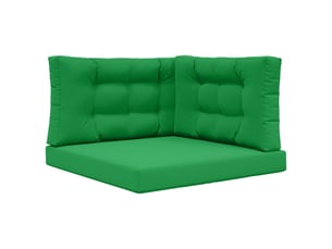 Coussin de canapé d'extérieur, coussin de chaise polyester vert 80 x 80 cm cf54196