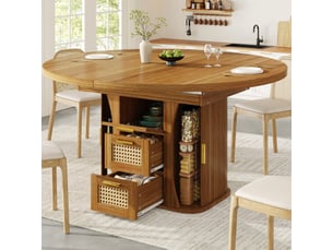Ensemble table ovale 0 banc(s) 0 chaise(s) 0 tabouret(s) inclu(s) MEUBLIV