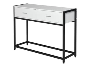 Console 2 tiroir(s)  coloris noir <strong></strong> <strong></strong>
