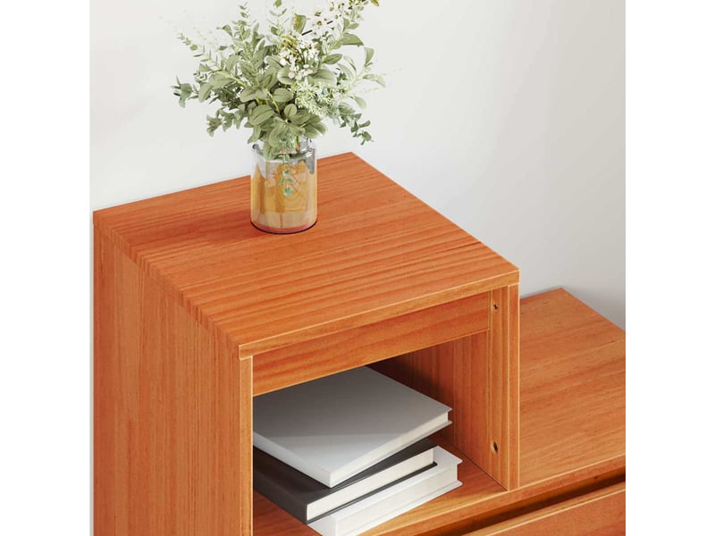 Table de chevet - cabinet de chevet - table de nuit marron 60 x 34 x 51 cm bois d'ingénierie - Conforama C