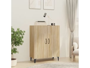 Buffet cuisine, meuble de rangement, commode chêne sonoma 70x34x90 cm bois d'ingénierie