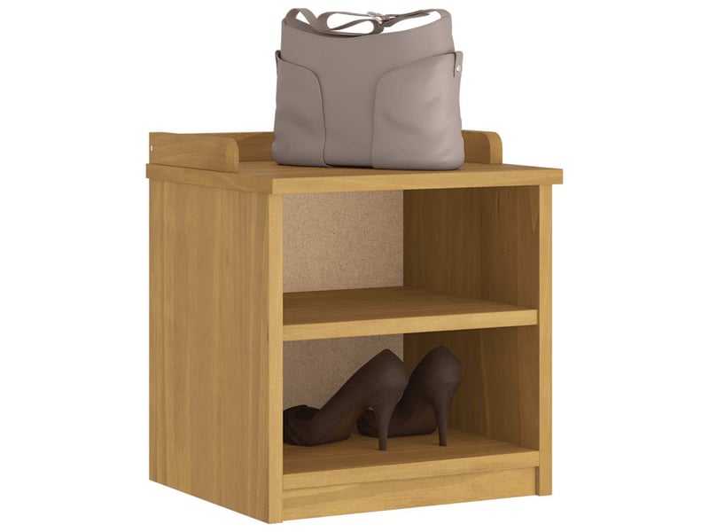  Banc de couloir, banc de rangement sandnes 45x40x50 cm bois de pin massif shl16317  - Conforama D