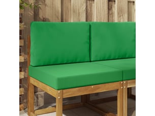 Coussin de canapé d'extérieur, coussin de chaise polyester vert 60 x 60 cm cf54187