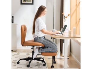 Chaise de bureau <strong>ROLIPO</strong> <strong></strong> avec assise réglable en hauteur