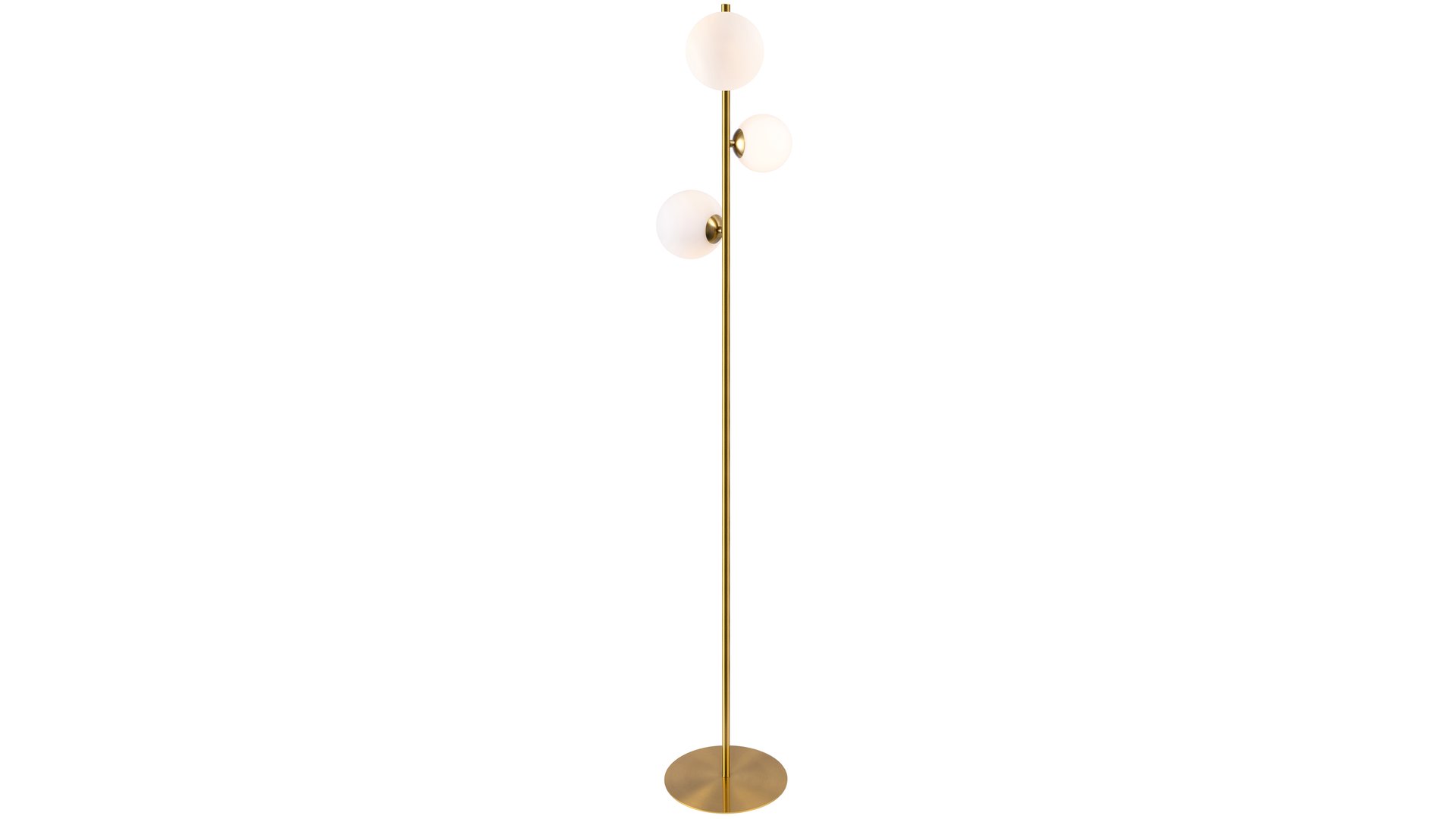 CONFORAMA Lampadaire Métal 155 cm doré IRENE