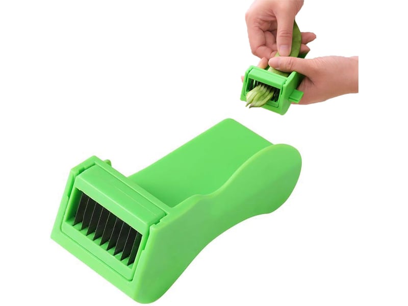  Coupe-haricots vert,coupe haricots verts facile à prendre en main pour une préparation des légumes sans effort ustensile de cuisine léger (vert) CSTY-0010091TY - Conforama A