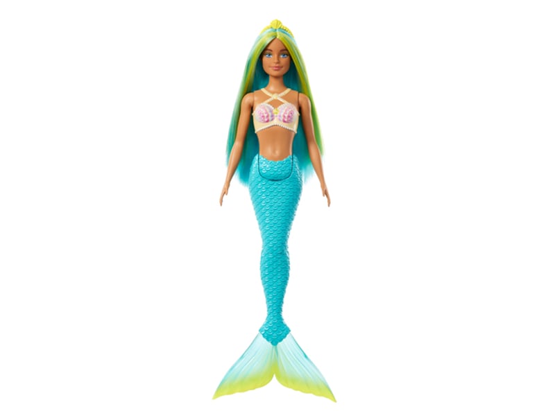  Barbie a touch of magic  poupée sirene bleue HRR03 - Conforama E