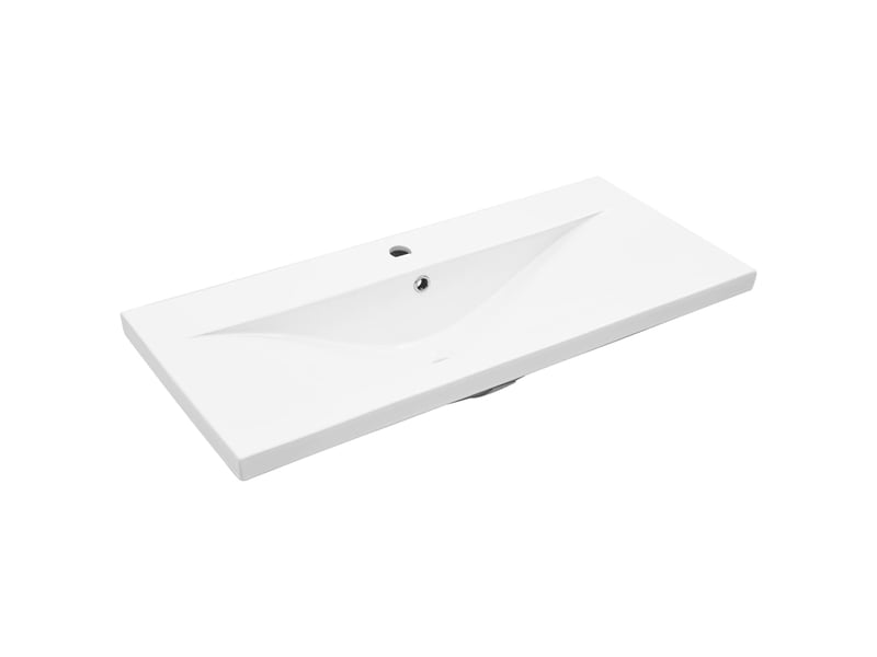  Armoire lavabo avec bassin intégré vieux bois shl548  - Conforama D