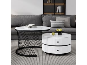 Table basse  coloris blanc <strong></strong> <strong></strong>
