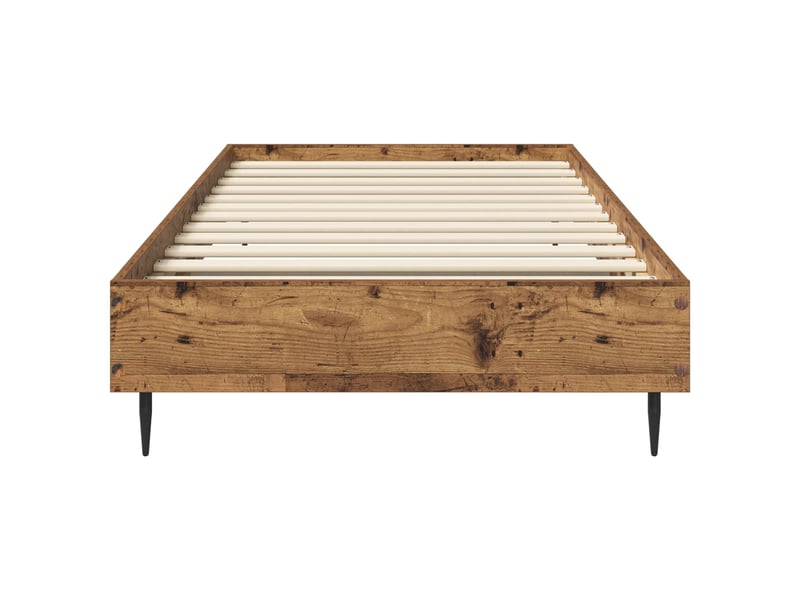 Lit simple- lit adulte -  cadre de lit bois ancien 80 x 200 cm bois d'ingénierie  - Conforama C