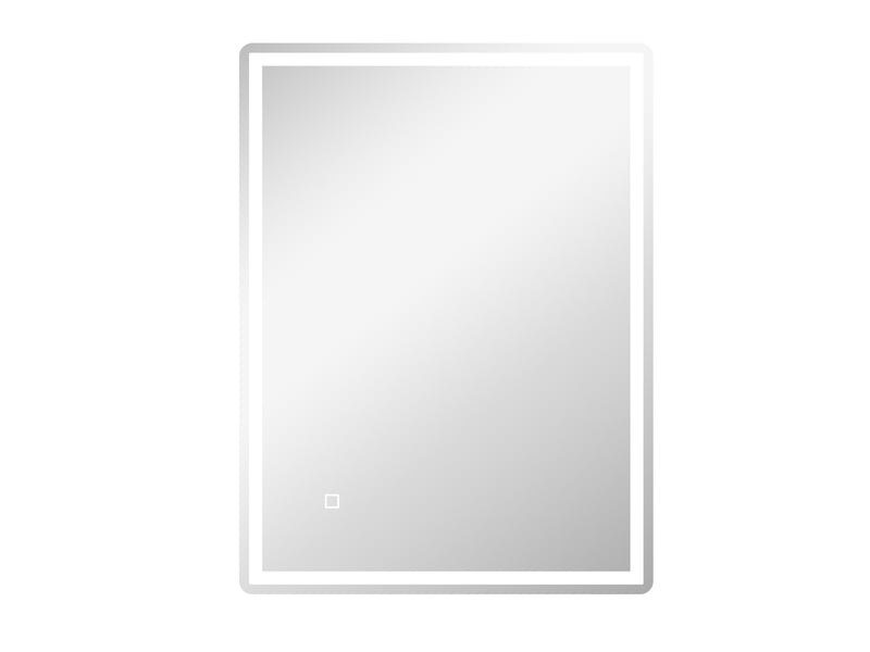  Miroir led de salle de bain - 80x60 cm - rectangulaire - intensité variable - fonction mémoire - surface antibuée 80x60x4cm - Conforama A