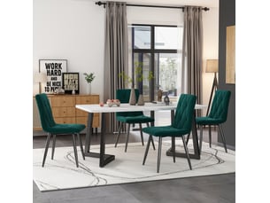 Ensemble table rectangulaire  4 chaise(s)  <strong>MODENUIT </strong> <strong></strong> 