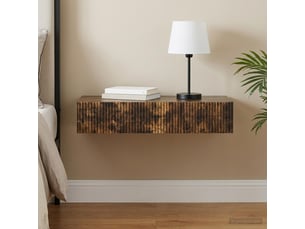 Vidaxl table d'appoint murale 87,5 x 34,5 x 17 cm bois d'ingénierie