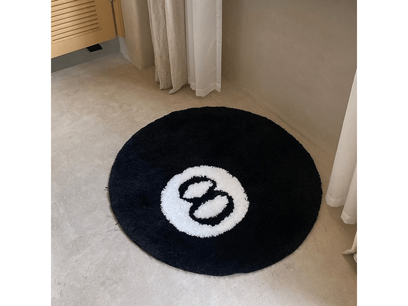 Tapis rond moelleux, tapis à poils longs doux et antidérapants, tapis rond pour chambre à coucher, shagg - comfortxl  - Conforama E