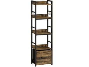 Bibliotheque coloris  naturel  VIVRYN  - 26 cm x 136.5 cm