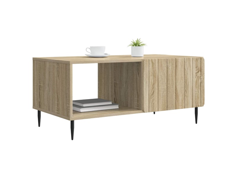  Table basse - table de salon - table à thé chêne sonoma 90 x 50 x 40 cm bois d'ingénierie  - Conforama C