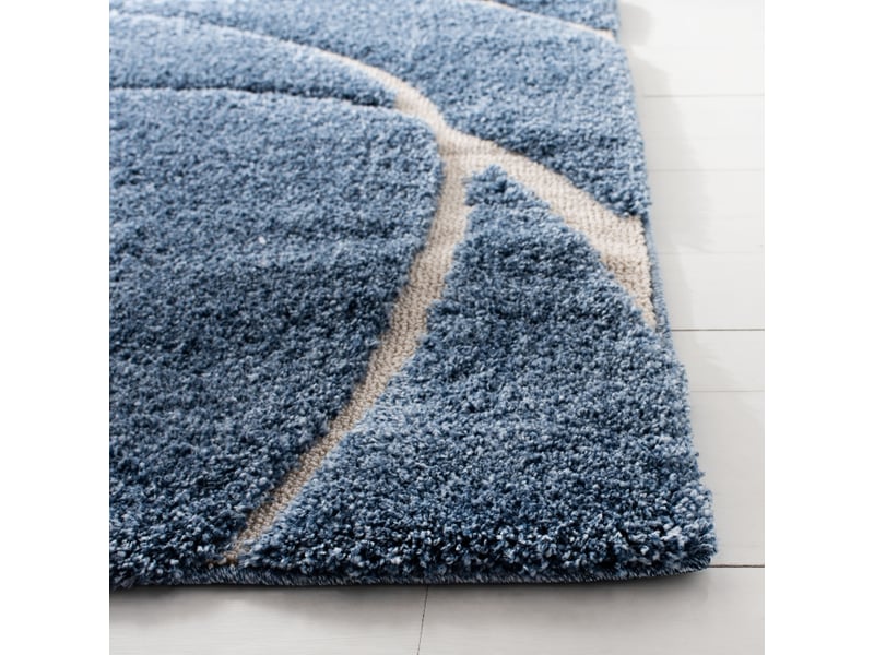  Tapis en polypropylène bleubeige, 69 x 213 cm  - Conforama D