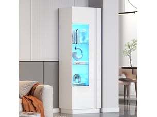 Meuble tv coloris blanc 60 cm DESMIU  