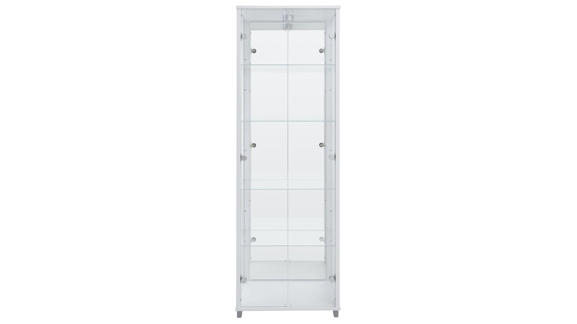Vitrine PAROS II coloris blanc noir 172 Conforama