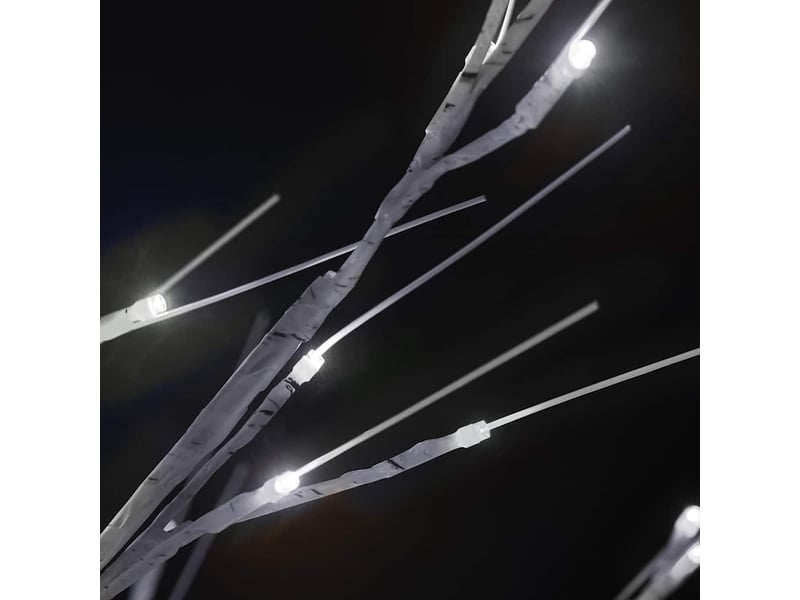  Sapin de noël - arbre de noël 220 led blanc froid saule 2,2 m intext  - Conforama E