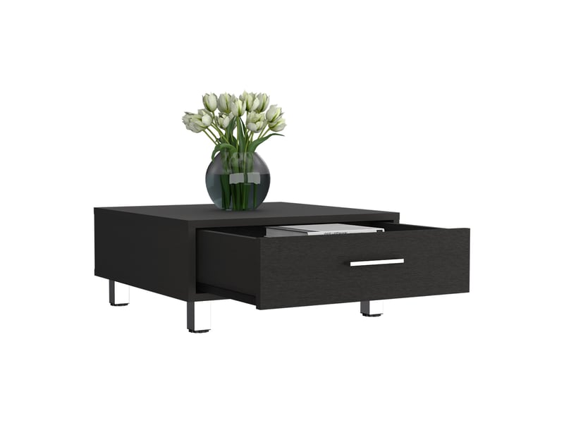  Table basse beijing de 60 cm avec 1 tiroir, wengé  - Conforama C