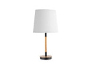 Lampe à poser fabrilamp alondra noirhêtreblanc 1 x e14 45 x 25 x 25 cm