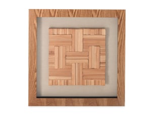 Tableau en bois carré i 60x60cm naturel