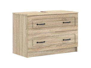 Meuble sous lavabo de salle de bain utrecht chêne sonoma cf64933
