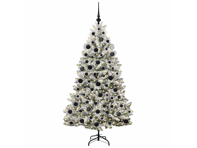  Sapin de noël - arbre de noël artificiel 180 cm 300 led blanc chaud  - Conforama C