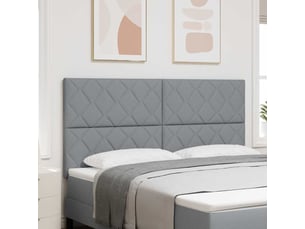 Tete de lit A poser largeur 180 cm <strong></strong> <strong></strong> argenté