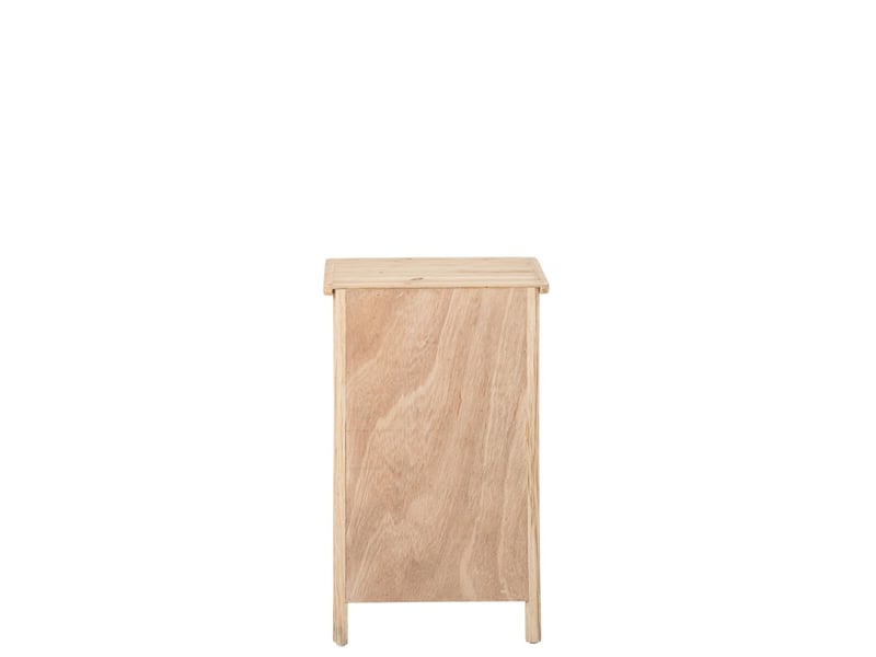  Table de chevet en bois chamonix 71cm naturel  - Conforama E