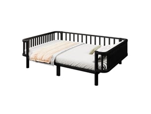 Lit 2 places 140x200 cm MAISENTIEL   coloris noir