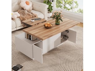 Table basse rectangulaire coloris bicolore <strong>HAUSS SPOLE</strong> <strong></strong> - 50 cmx100 cm