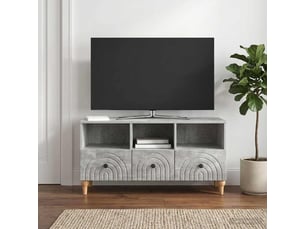 Meuble tv coloris gris 102 cm <strong></strong>  <strong></strong>