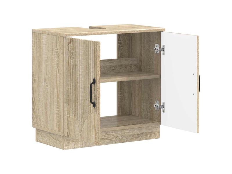  Meuble sous lavabo de salle de bain hoorn chêne sonoma cf64910  - Conforama C